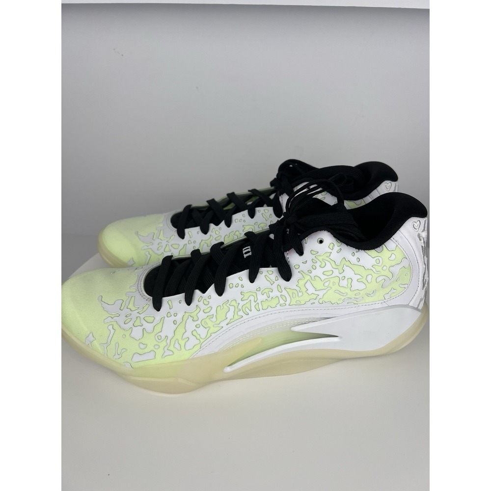 Nike Jordan Zion 3  No Guts Basketball Shoe 9 White/Black/Volt Green